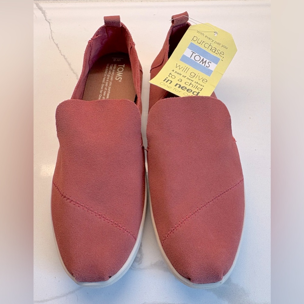 TOMS • Women's Suede Loafers • Size 8 • NWT - Picture 2 of 7